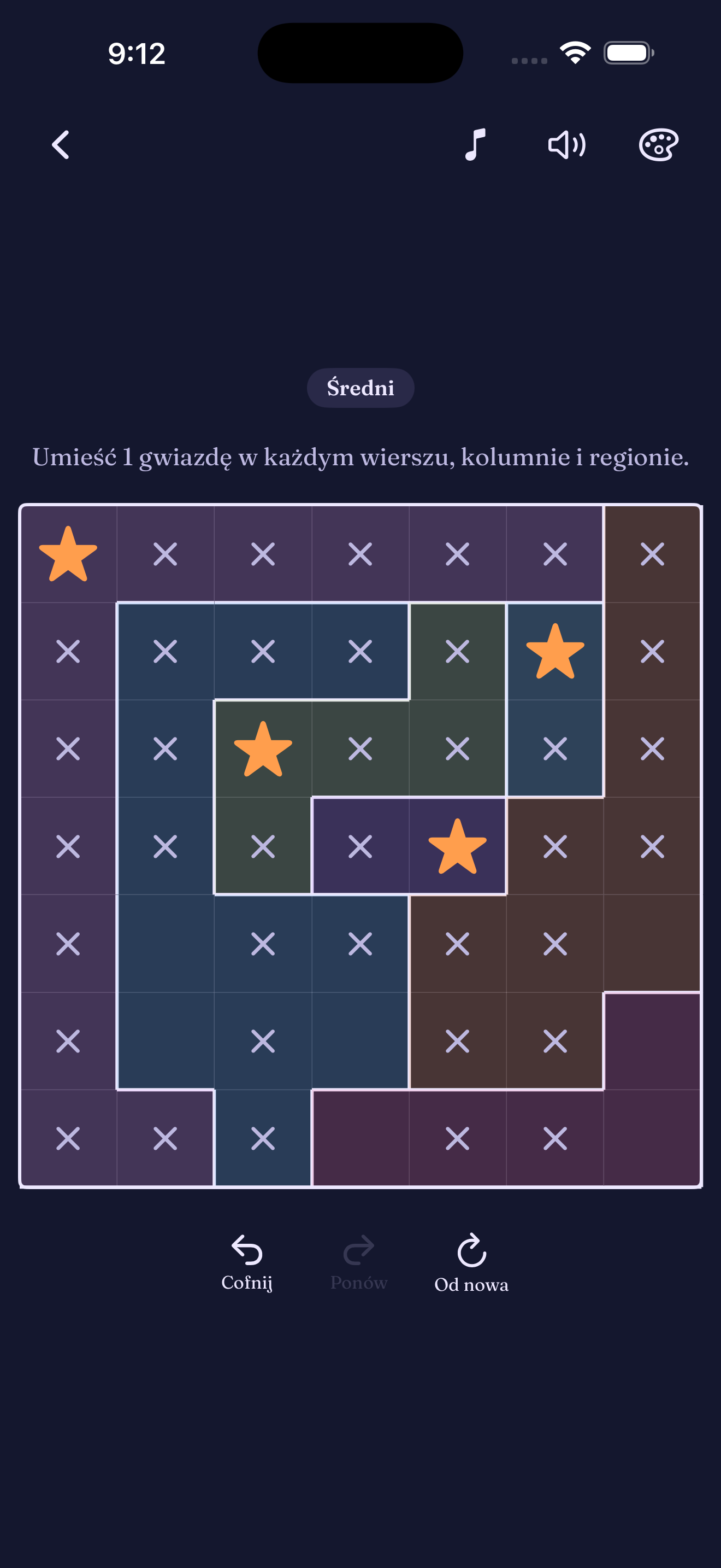 Solving a puzzle mid-board